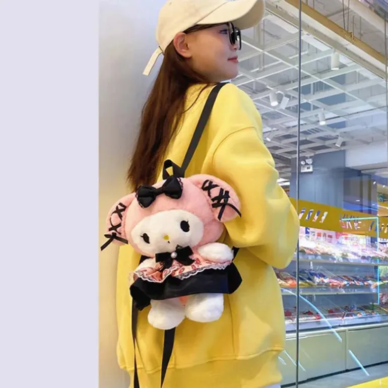 Kawaii Pastel Goth Plush Backpacks