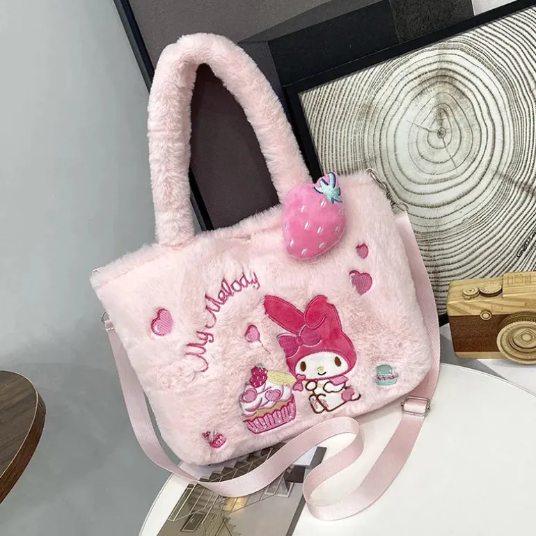 Kawaii Plush Cross Body Bags