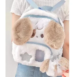 Kawaii Plush Puppy Backpack