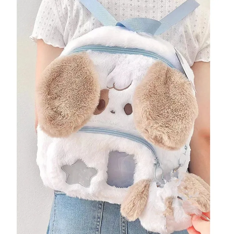Kawaii Plush Puppy Backpack