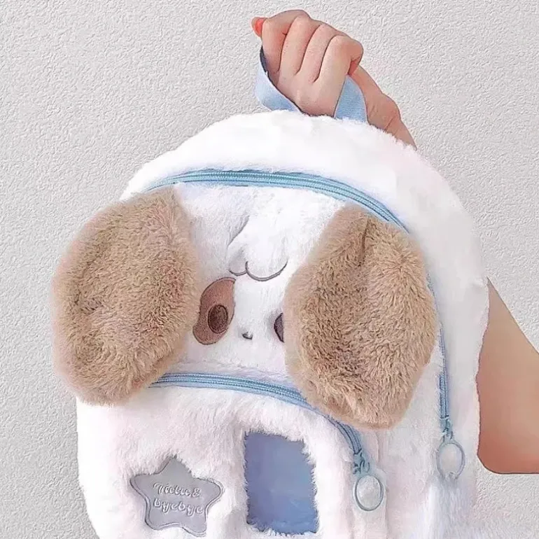 Kawaii Plush Puppy Backpack
