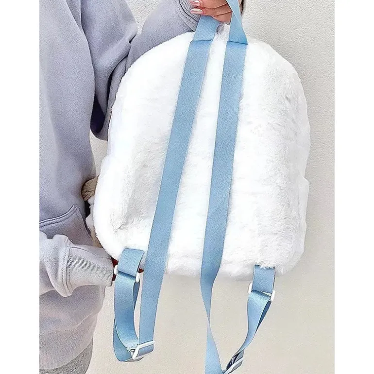 Kawaii Plush Puppy Backpack