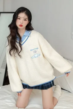 Kawaii Prepstar Sailor Pullover Sweater