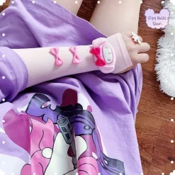 Kawaii Ribbon Arm Sleeves