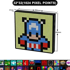 Kawaii Smart LED Pixel Display & Custom Art App