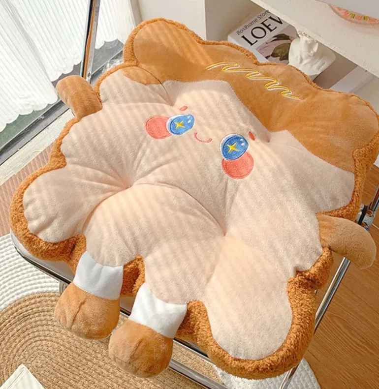 Kawaii Toast Pillow