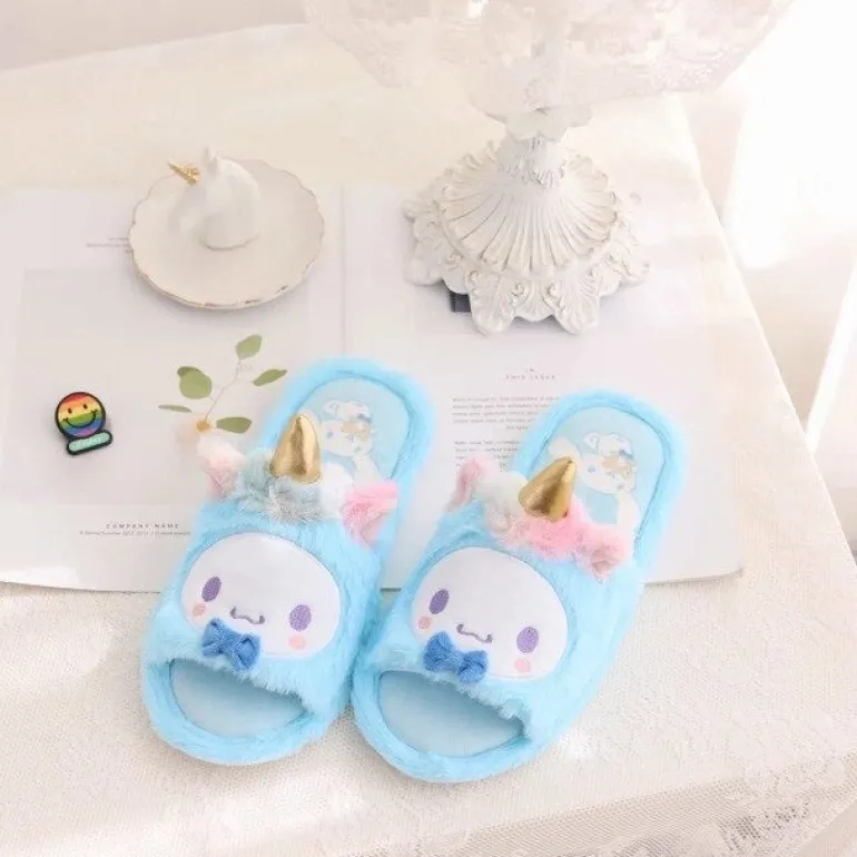 Kawaii Unicorn Slippers