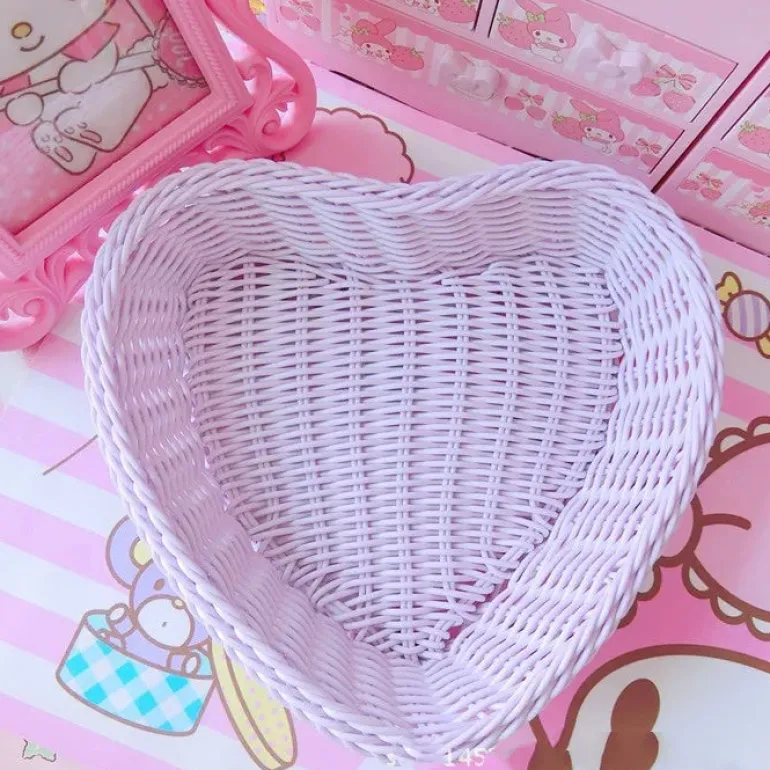 Kawaii Wicker Storage Baskets