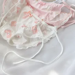 Kigurumi Bear Lace Up Panties