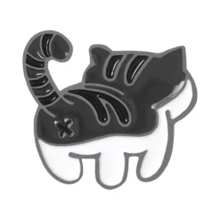 Kitten Bum Enamel Pins
