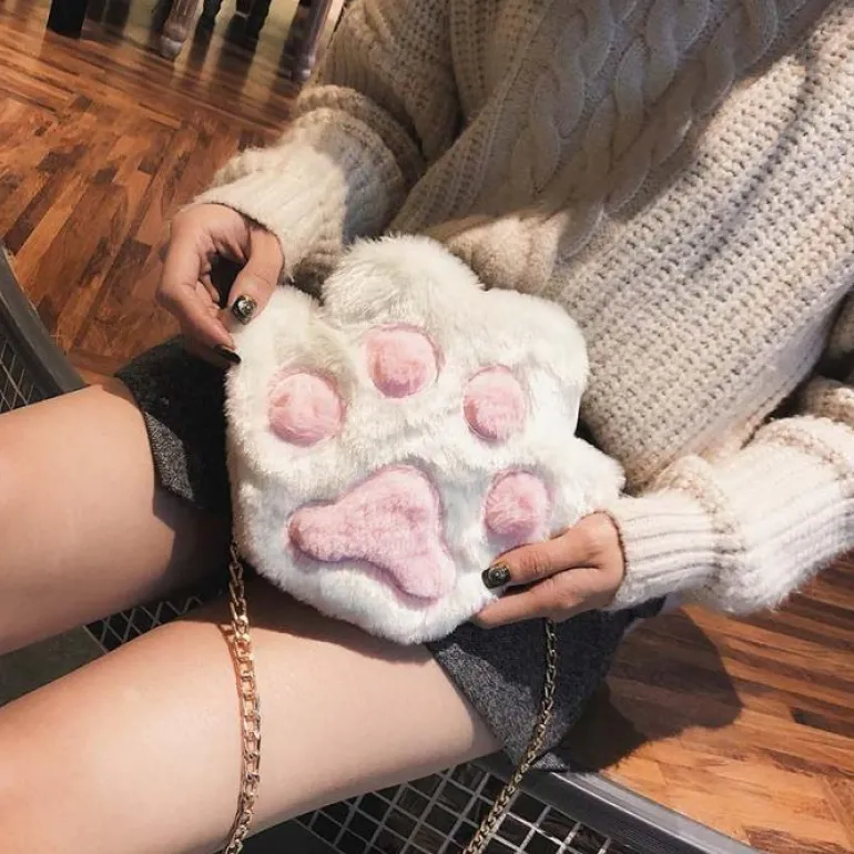 Kitten Paw Purse