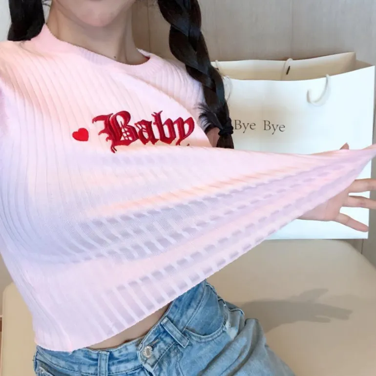 Knit Baby Crop Top