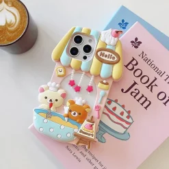 Kuma Cafe iPhone Case