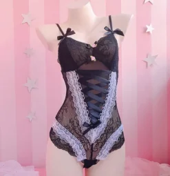 Lace Corset Bodysuit