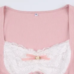 Lace Knit Princess Sweater