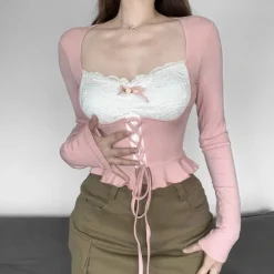 Lace Knit Princess Sweater