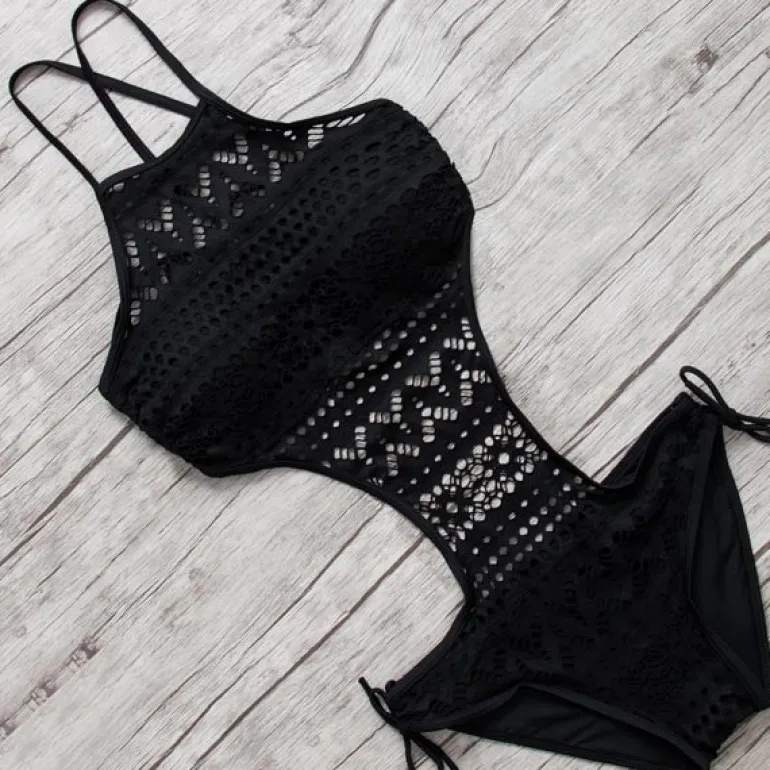 Lace One Piece Swimsuit