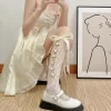 Lace Ribbon & Rosebud Stockings
