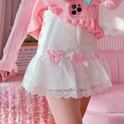 Lace Ribbon Lolita Skirt