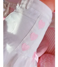 Lace Ribbon Lolita Skirt