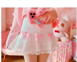 Lace Ribbon Lolita Skirt