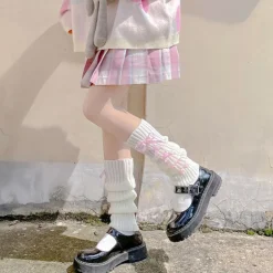 Lace Up Bow Leg Warmers