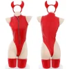 Latex Red Devil Cosplay