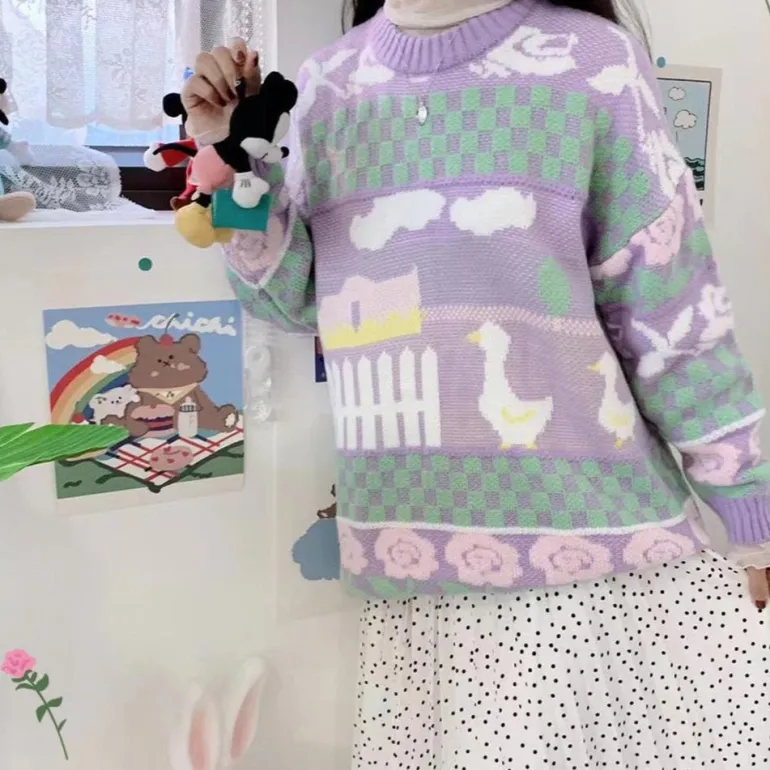 Lavender Farm Pullover