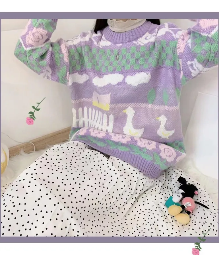 Lavender Farm Pullover