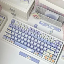 Lavender Penguin Full Key Cap Set
