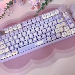 Lavender Penguin Full Key Cap Set