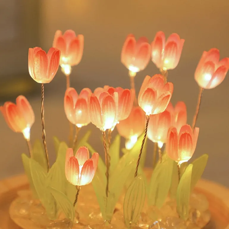 LED Tulip Nightlight Globe