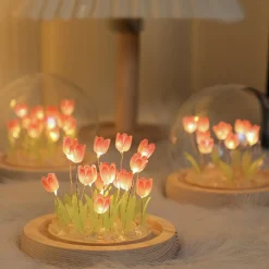 LED Tulip Nightlight Globe