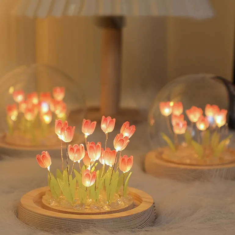 LED Tulip Nightlight Globe