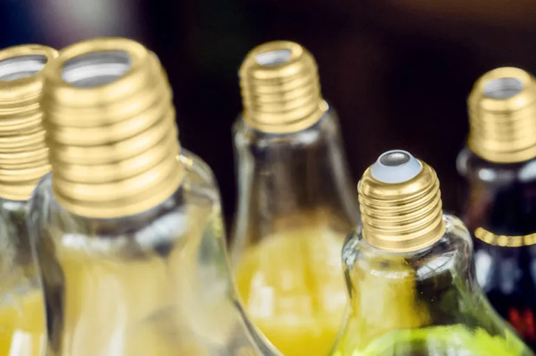Light Bulb Water Bottle