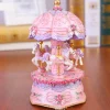 Light Up Carousel Music Box