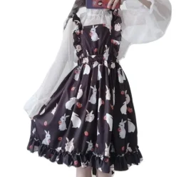 Little Bun Suspender Dress