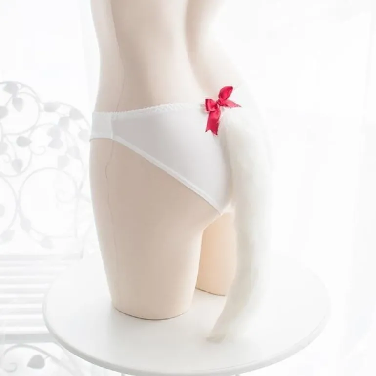 Long Kitten Tail Panties