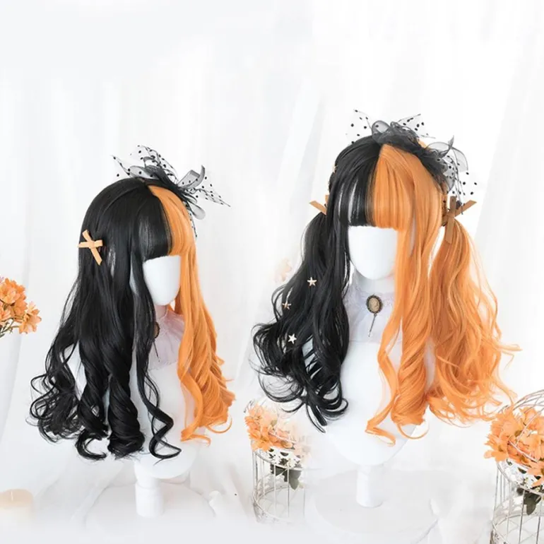 Long Split Halloween Cosplay Wig
