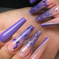 Long Square Press On Nails