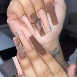 Long Square Press On Nails