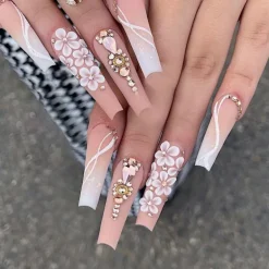 Long Square Press On Nails