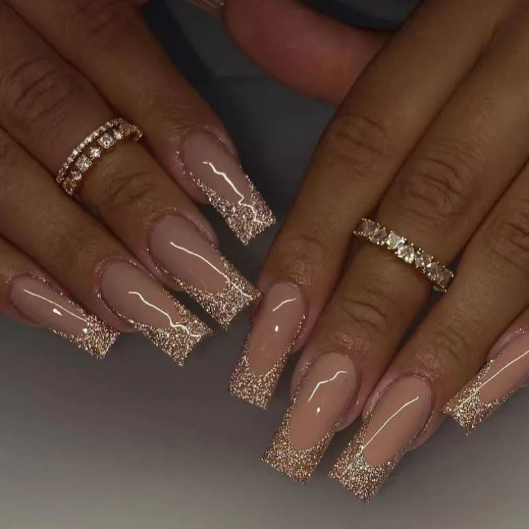 Long Square Press On Nails