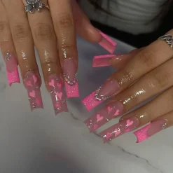 Long Square Press On Nails