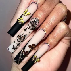 Long Square Press On Nails