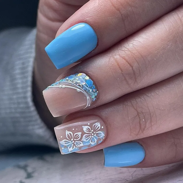 Long Square Press On Nails
