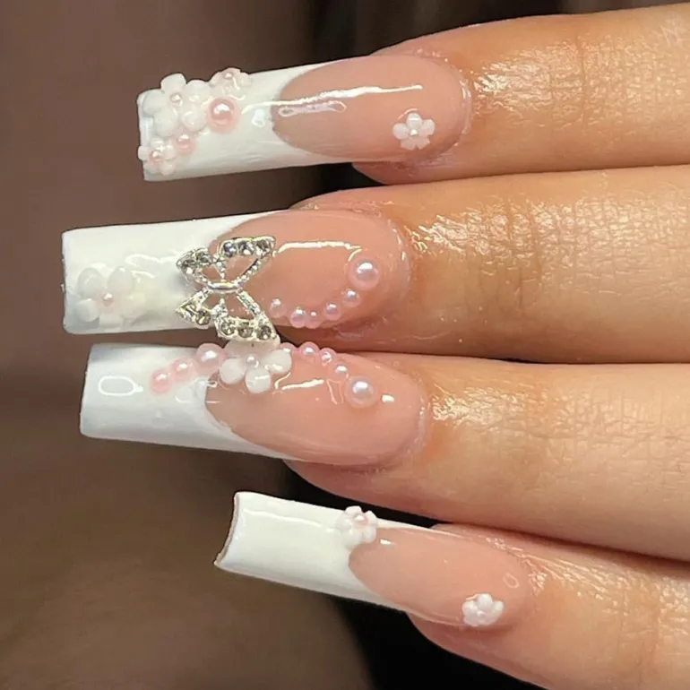 Long Square Press On Nails