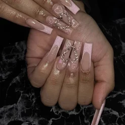 Long Square Press On Nails
