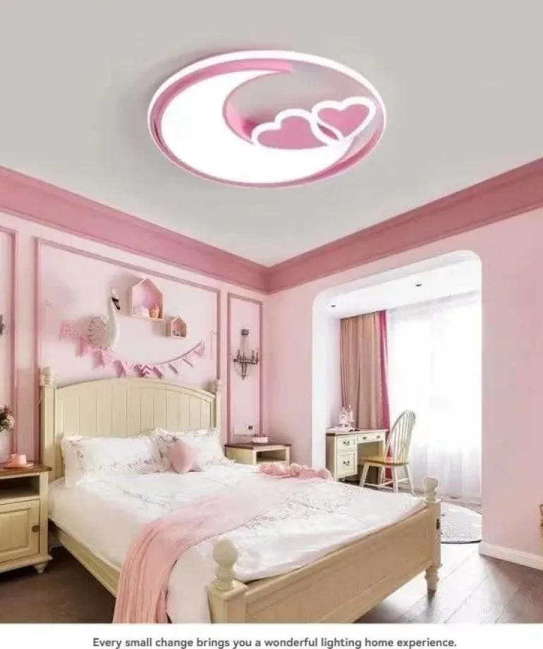 Lovecore Moon Ceiling Light