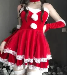 Luxury Santa Bunny Dress Set